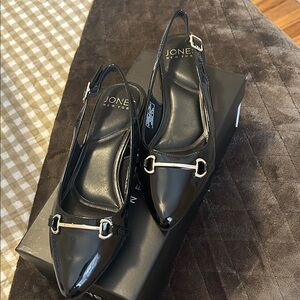 Jones New York Black Patent Heels